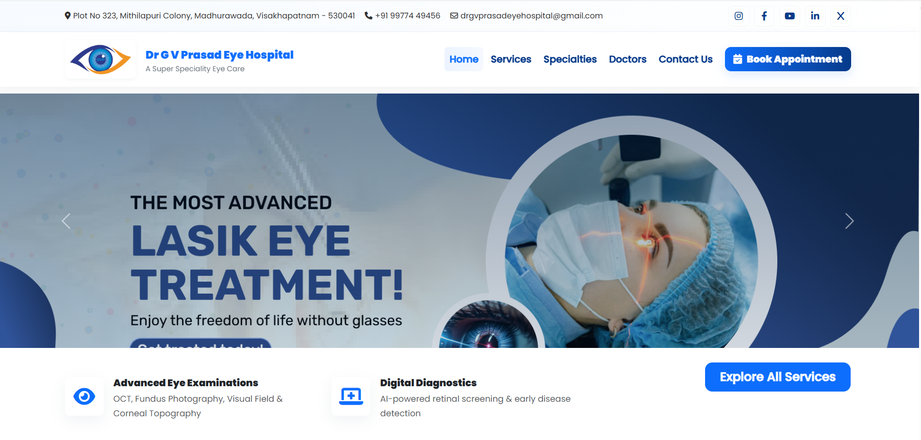 Dr G V Prasad Eye Hospital - Visakhapatnam